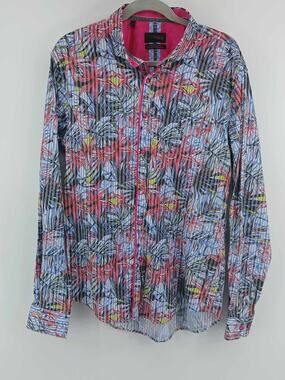 Eight X by Buckle, Slim Fit, multicolor striped floral print